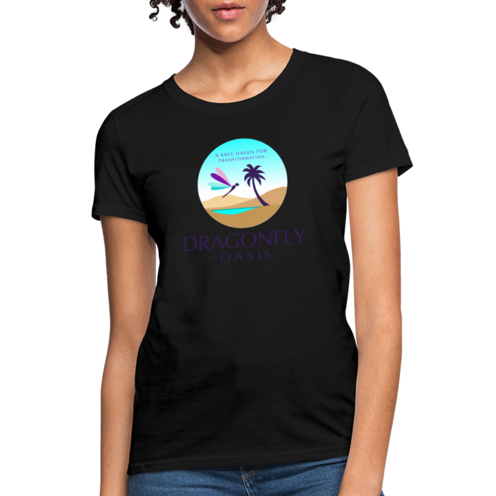 Women's Dragonfly Oasis V.1 Capricorn T-Shirt - black