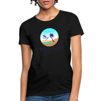 Thumbnail for Women's Dragonfly Oasis V.1 Capricorn T-Shirt - black