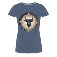 Thumbnail for Women’s Mythical Taurus Premium T-Shirt - heather blue