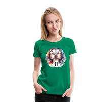 Thumbnail for Women’s Mythical Gemini Premium T-Shirt - kelly green