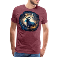 Thumbnail for Men's Mythical Capricorn Premium T-Shirt - heather burgundy