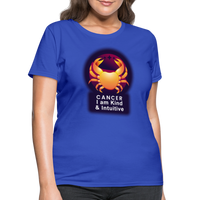 Thumbnail for Women's Glow Cancer T-Shirt - royal blue