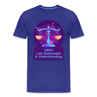 Thumbnail for Men's Neon Libra Premium T-Shirt - royal blue