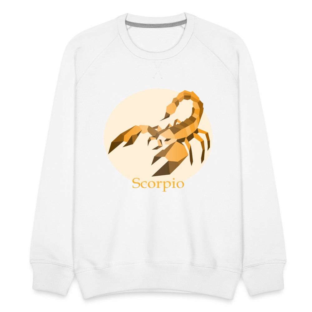 Men’s Mosaic Scorpio Premium Sweatshirt - white