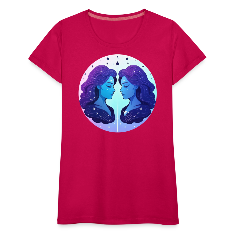 Women’s Magic Gemini Premium T-Shirt - dark pink