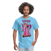 Thumbnail for Men's Astral Virgo Classic T-Shirt - aquatic blue