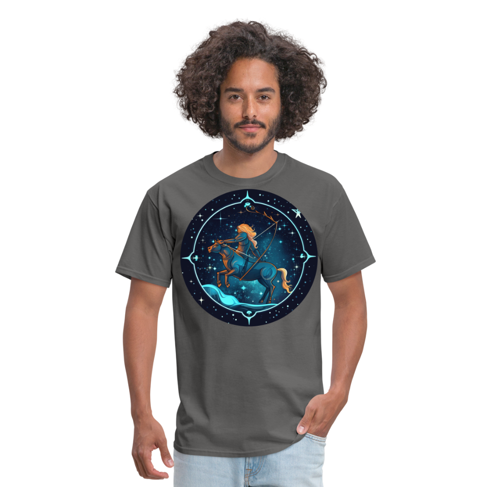 Men's Magic Sagittarius Classic T-Shirt - charcoal