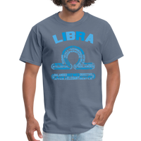 Thumbnail for Men's Power Words Libra Classic T-Shirt - denim