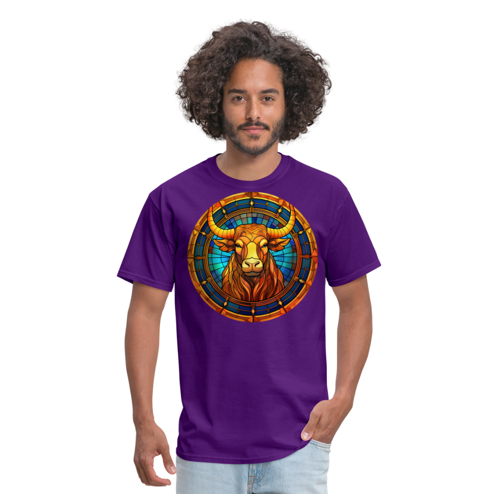 Men's Mosaic Taurus Classic T-Shirt - purple