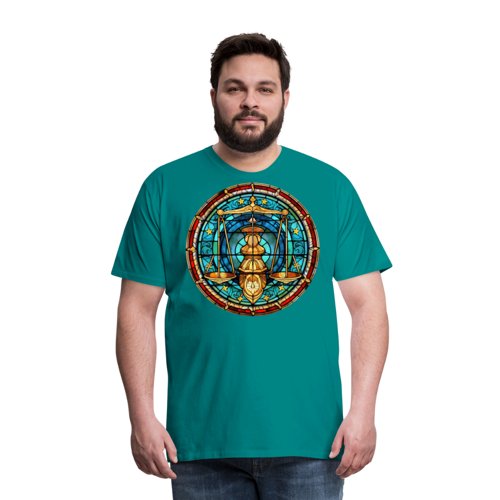 Men's Mosaic Libra Premium T-Shirt - teal