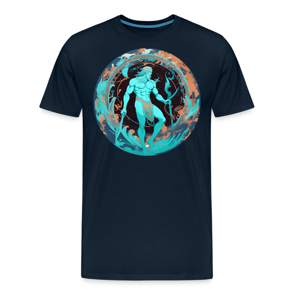 Men's Mythical Aquarius Premium T-Shirt - deep navy