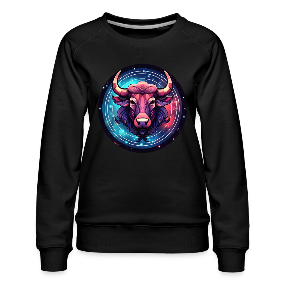 Women’s Mystic Taurus Premium Sweatshirt - black