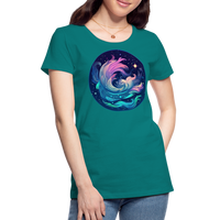 Thumbnail for Women’s Magic Aquarius Premium T-Shirt - teal