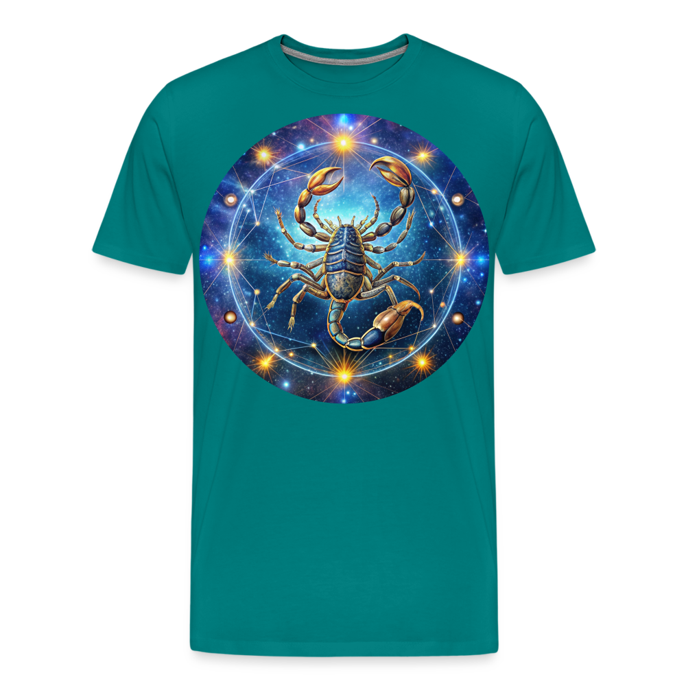 Men's Symbol Scorpio Premium T-Shirt - teal