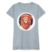 Thumbnail for Women's Symbol Leo Premium T-Shirt - heather ice blue