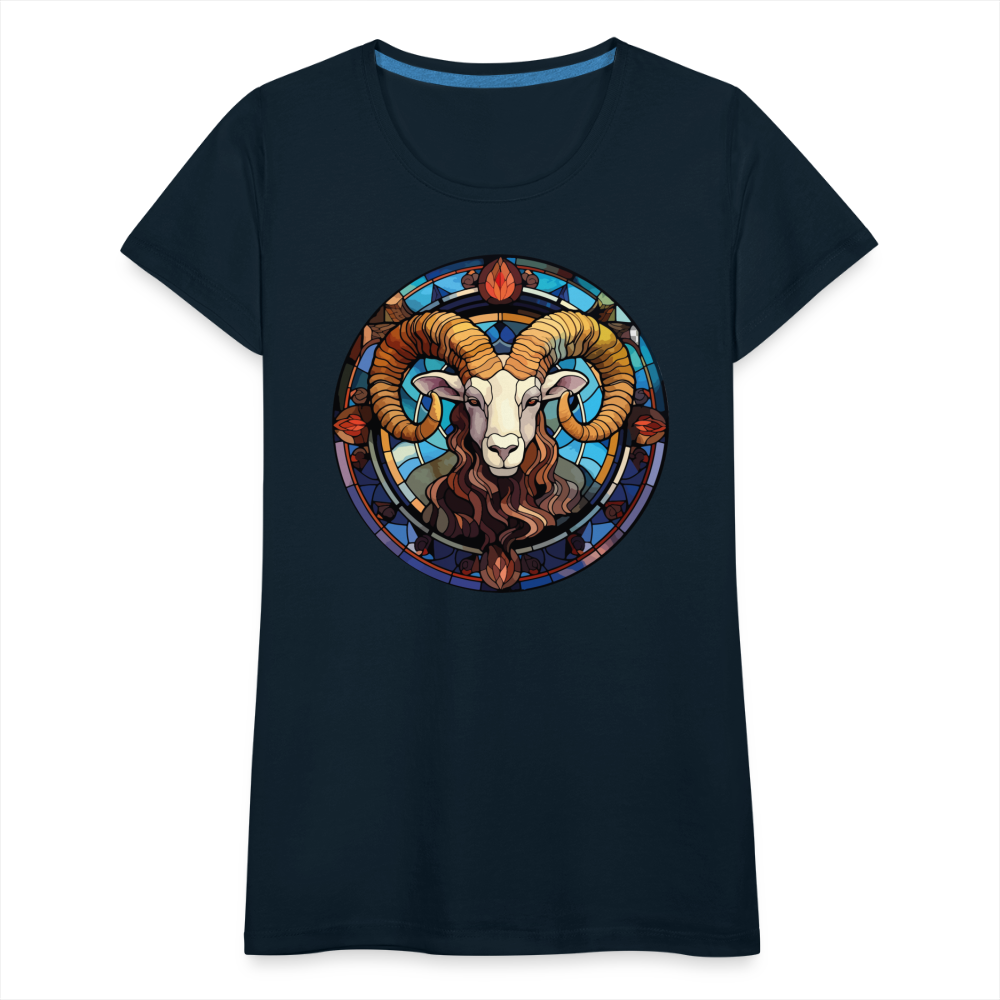 Women’s Mosaic Aries Premium T-Shirt - deep navy