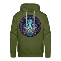 Thumbnail for Men’s Mystic Aquarius Premium Hoodie - olive green