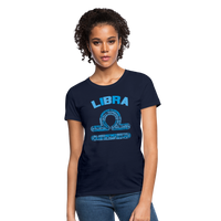 Thumbnail for Women's Power Words Libra T-Shirt - navy