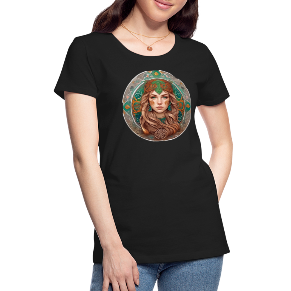 Women’s Mythical Virgo Premium T-Shirt - black