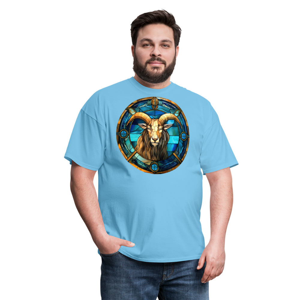 Men's Mosaic Capricorn Classic T-Shirt - aquatic blue