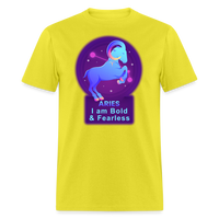 Thumbnail for Men's Neon Aries Classic T-Shirt - yellow