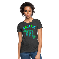 Thumbnail for Women's Power Words Scorpio T-Shirt - heather black