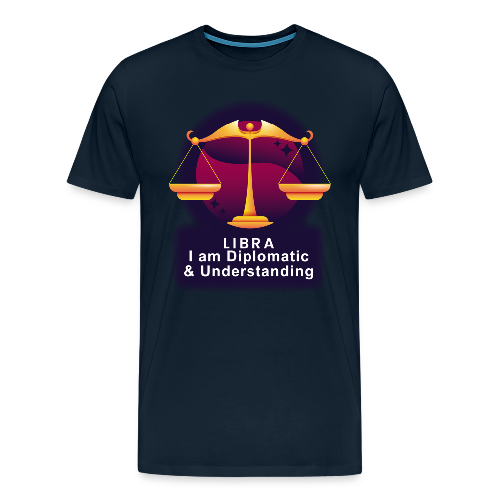 Men's Glow Libra Premium T-Shirt - deep navy