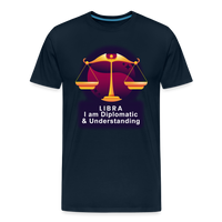 Thumbnail for Men's Glow Libra Premium T-Shirt - deep navy