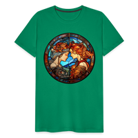 Thumbnail for Men's Mosaic Gemini Premium T-Shirt - kelly green