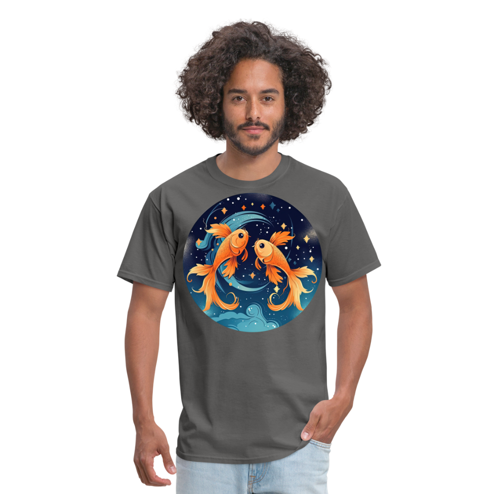 Men's Magic Pisces Classic T-Shirt - charcoal