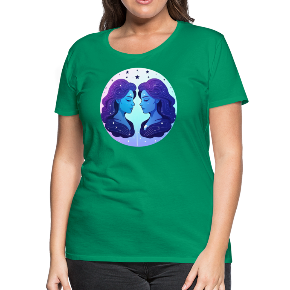 Women’s Magic Gemini Premium T-Shirt - kelly green