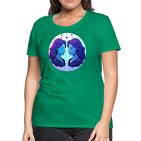 Thumbnail for Women’s Magic Gemini Premium T-Shirt - kelly green