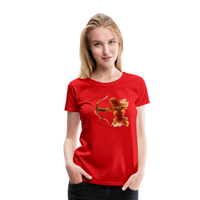 Thumbnail for Women’s Mythical Sagittarius Premium T-Shirt - red