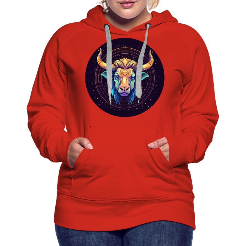 Women’s Magic Taurus Premium Hoodie - red