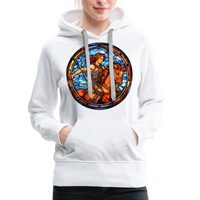 Thumbnail for Women’s Mosaic Sagittarius Premium Hoodie - white