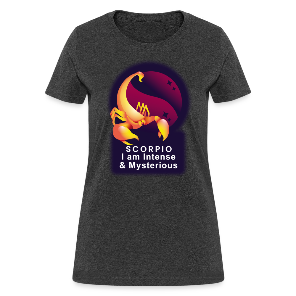 Women's Glow Scorpio T-Shirt - heather black