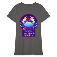 Thumbnail for Women's Neon Cancer T-Shirt - charcoal