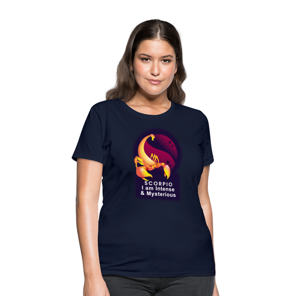 Women's Glow Scorpio T-Shirt - navy