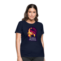 Thumbnail for Women's Glow Scorpio T-Shirt - navy