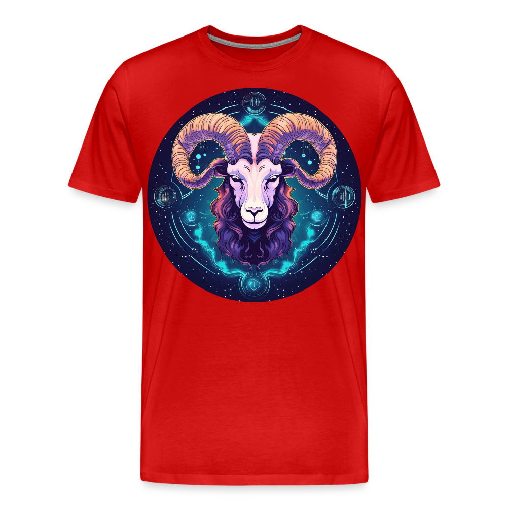 Men's Mystic Aries Premium T-Shirt - red