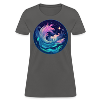 Thumbnail for Women's Magic Aquarius T-Shirt - charcoal