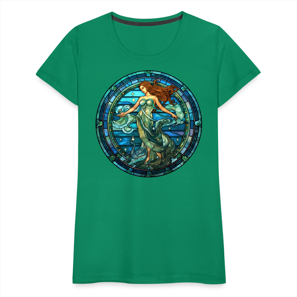 Women’s Mosaic Aquarius Premium T-Shirt - kelly green