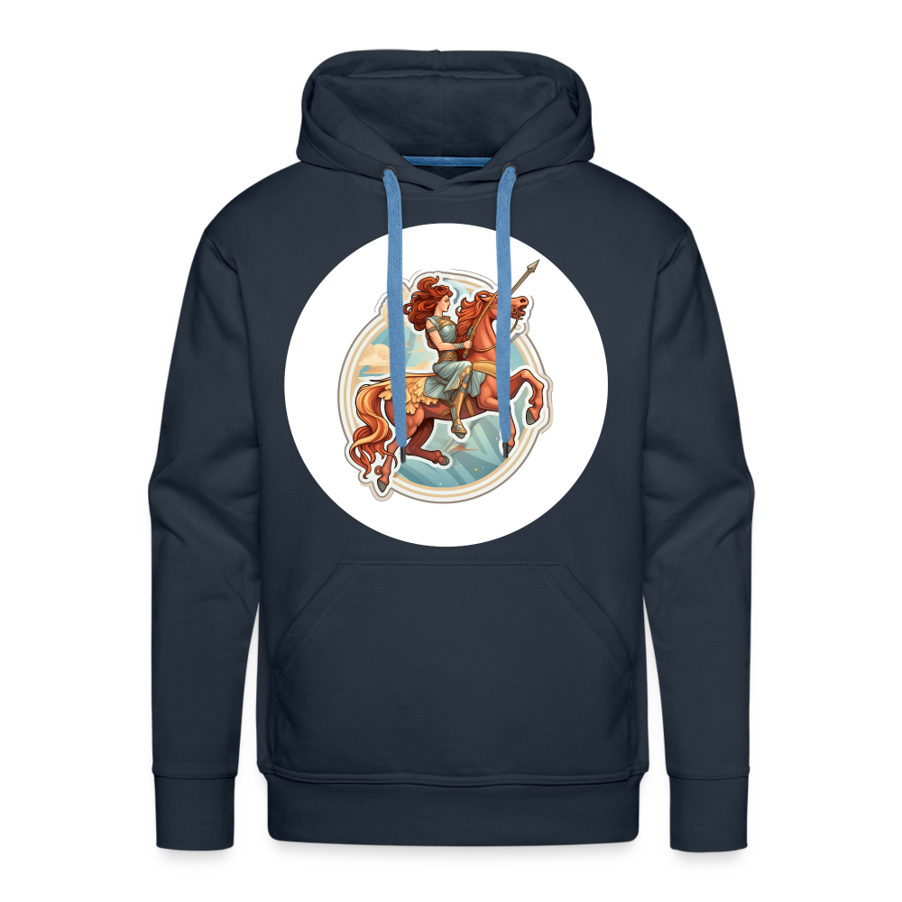 Men’s Symbol Sagittarius Premium Hoodie - navy