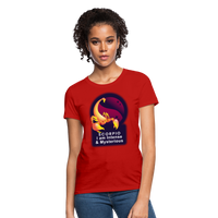 Thumbnail for Women's Glow Scorpio T-Shirt - red