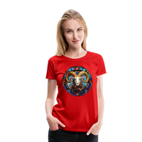 Thumbnail for Women’s Mosaic Aries Premium T-Shirt - red