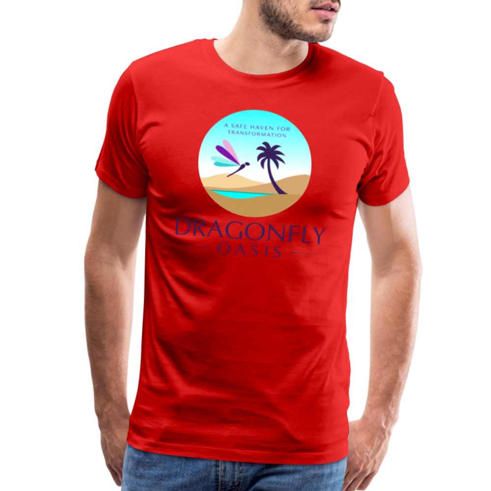 Men's Dragonfly Oasis V.1 Premium T-Shirt - red