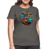 Thumbnail for Women's Mosaic Pisces T-Shirt - charcoal