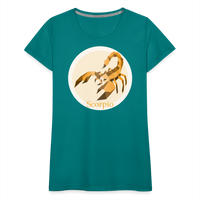 Thumbnail for Women’s Mosaic Scorpio Premium T-Shirt - teal