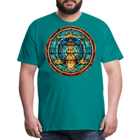 Thumbnail for Men's Mosaic Libra Premium T-Shirt - teal