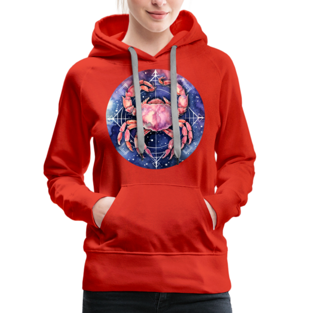 Women’s Mythical Cancer Premium Hoodie - red